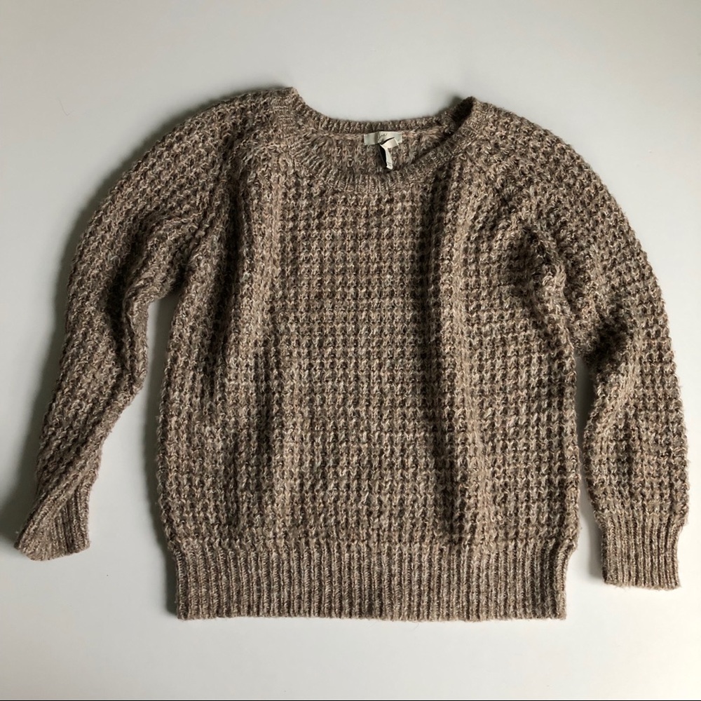 Joie loose knit beige sweater XS